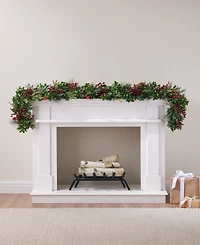 Balsam Hill Boxwood Berries 6' Led Garland
