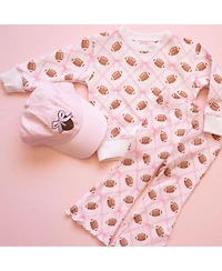 Sweet Wink Little Girls(5-8) Football Trellis Flare Legging