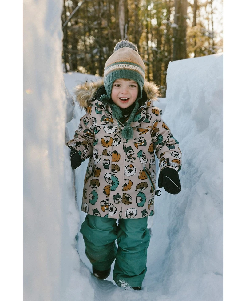 Deux par Deux Toddler Boys (2T - 5T) Two Piece Discover Snowsuit