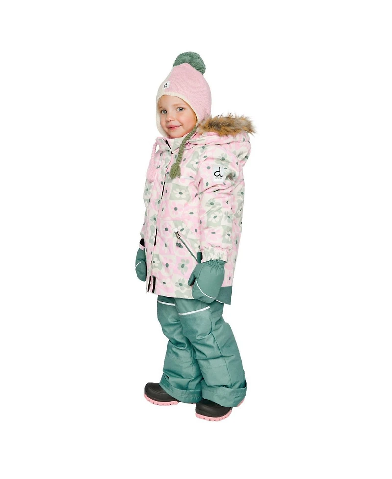 Deux par Toddler Girl 2T -5T Two Piece Discover Snowsuit