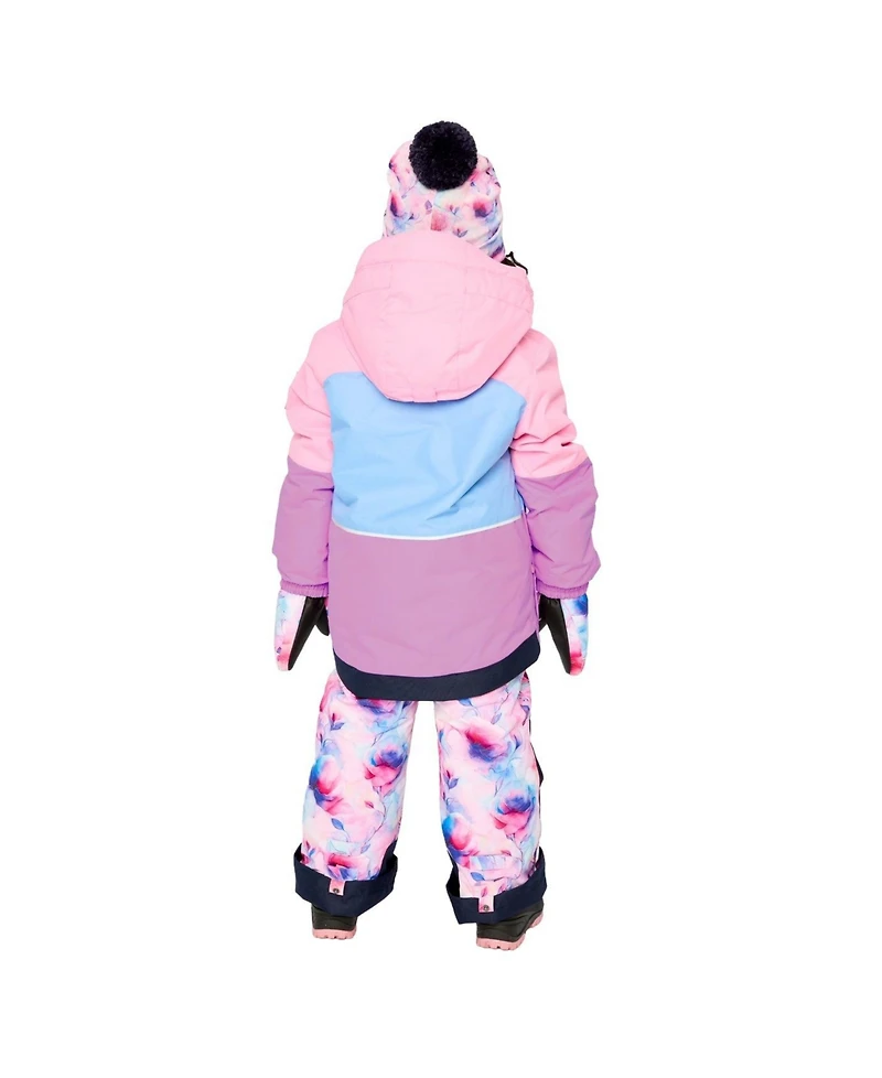 Deux par Toddler Girl 2T-5T Two Piece Play Snowsuit Colorblock with Pants