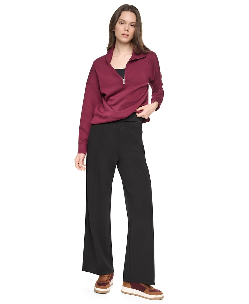 Dkny Sport Women's High-Rise Wide-Leg Pants