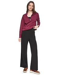 Dkny Sport Women's High-Rise Wide-Leg Pants