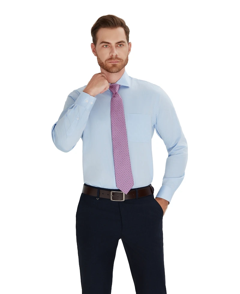 Club Room Men's Regular-Fit Solid Dress Shirt