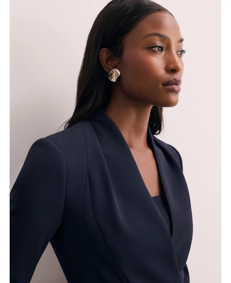 The Fold Women's Arno Clever Crepe Blazer