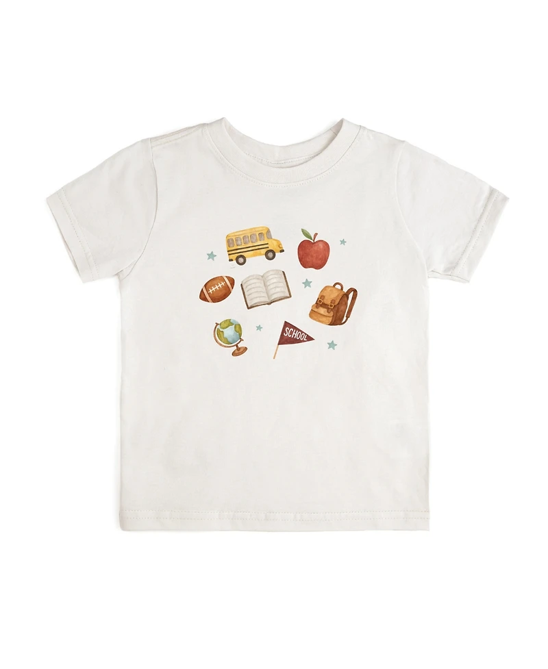 Sweet Wink Little Boys School Dude Short Sleeve T-Shirt