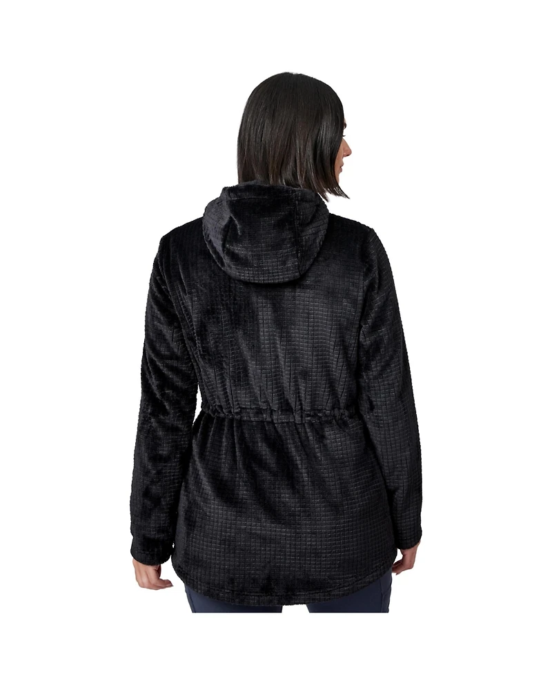 Free Country Women's Grid Butter Pile Anorak Jacket