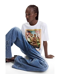 Desigual Women's Printed T-shirt 100% Cotton