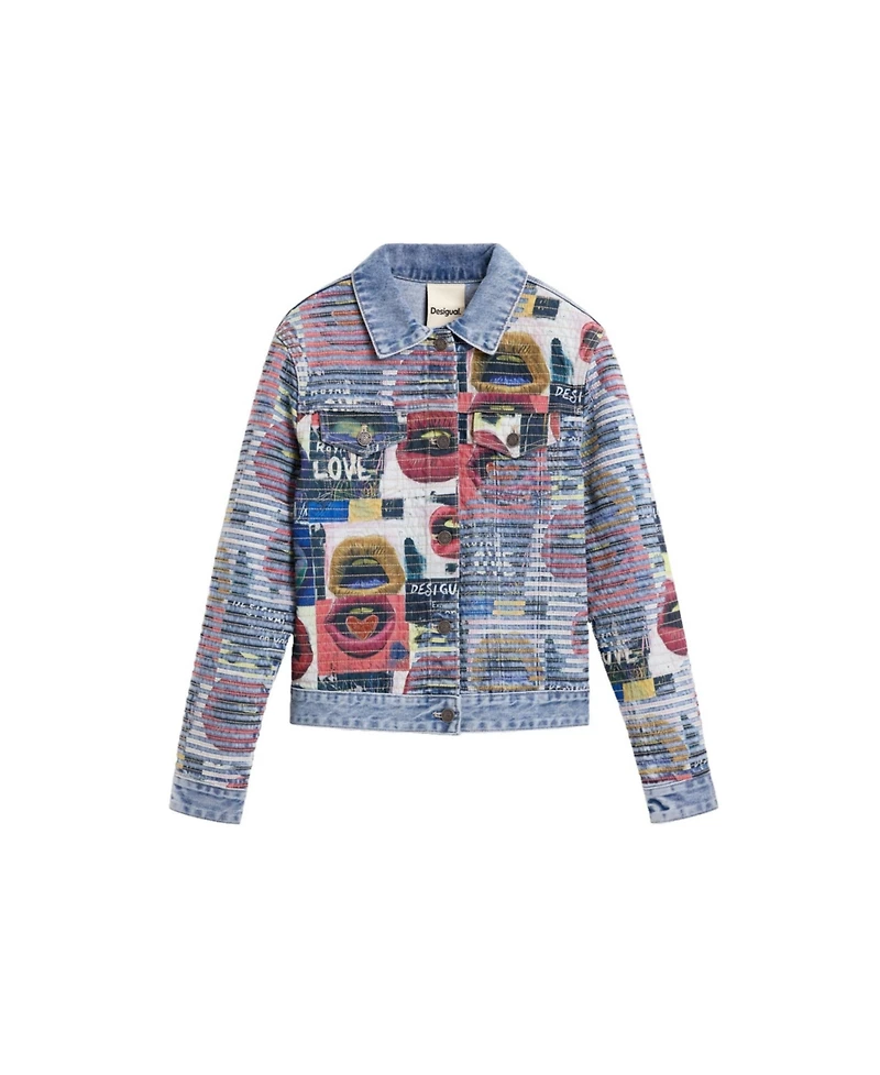 Desigual Women's Printed denim jacket