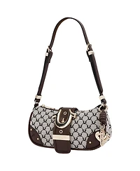 True Religion Multi-Strap Denim Shoulder Bag