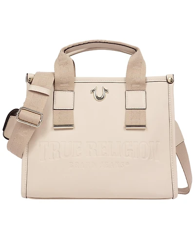True Religion Multi-Strap Denim Shoulder Bag