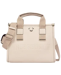 True Religion Multi-Strap Denim Shoulder Bag