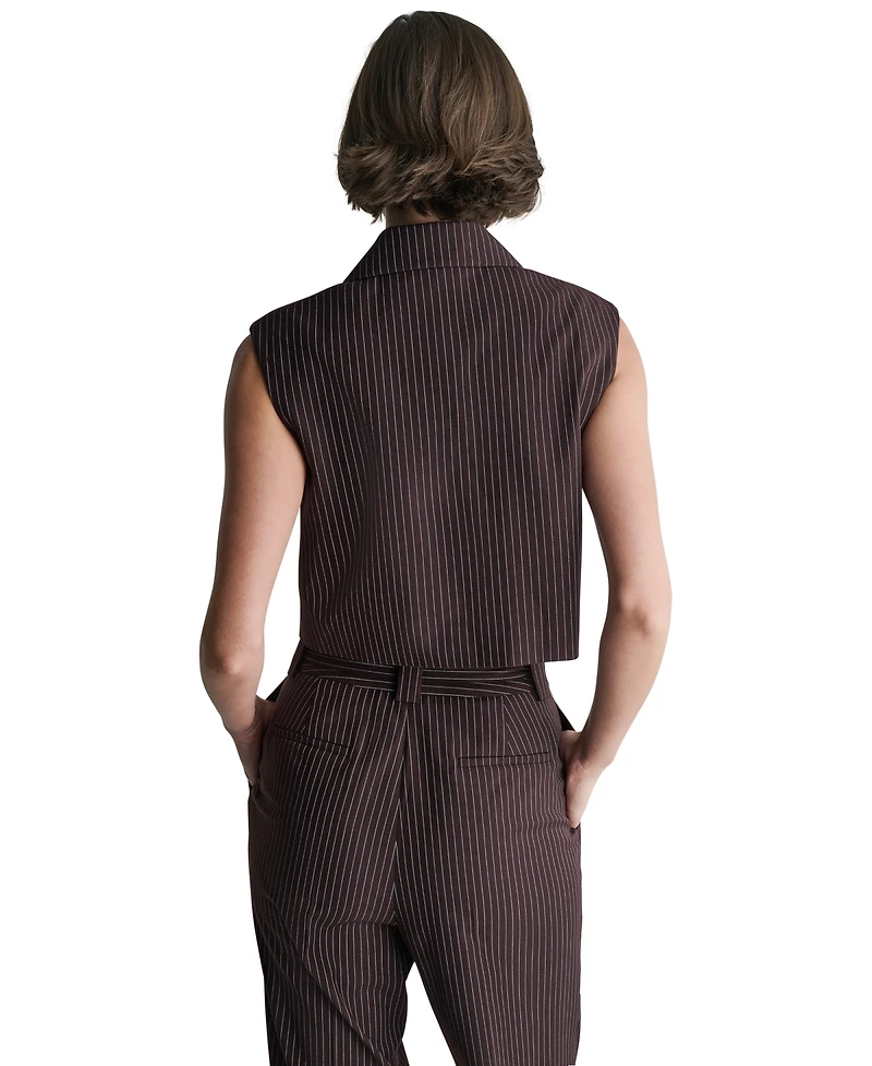 Bcbg Women's Cropped Peak-Lapel One-Button Jacket