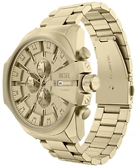 Diesel Men's Mega Chief Slim Quartz Chronograph Gold Stainless Steel Watch 48mm