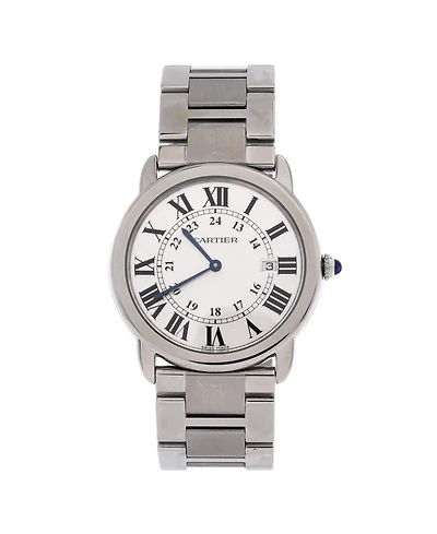 Pre-Owned Cartier Ronde Solo de Cartier Quartz Watch in Stainless Steel 36mm