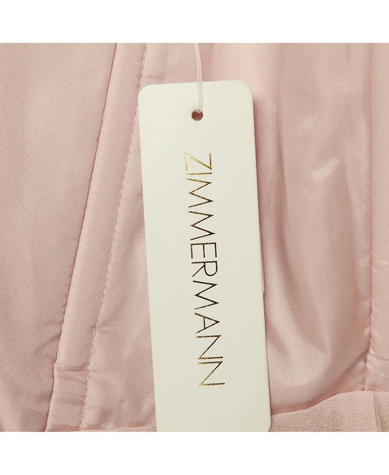 Pre-Owned Zimmermann Women's Strapless Mini Wrap Dress
