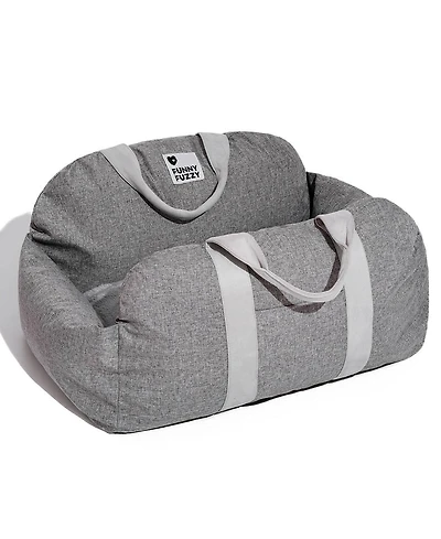 FunnyFuzzy First Class Dog Car 2-Seat Bed