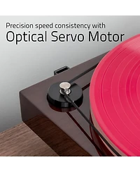 Fluance RT85 Reference-Grade Vinyl Turntable with Ri71 Powered Bookshelf Speakers and Preamp
