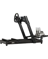 Next Level Racing 58.3"L x 32.5"W x 34.1"H Aluminum and Carbon Steel GtElite Lite Dedicated GT Adjustable Racing Cockpit