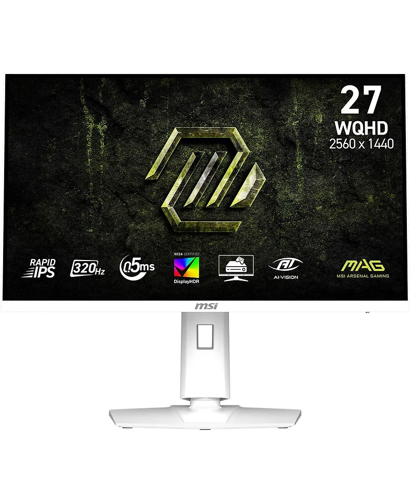 Msi Mag 274QRFW X32 27" Wqhd Ips Hdr Gaming Computer Monitor, 320Hz