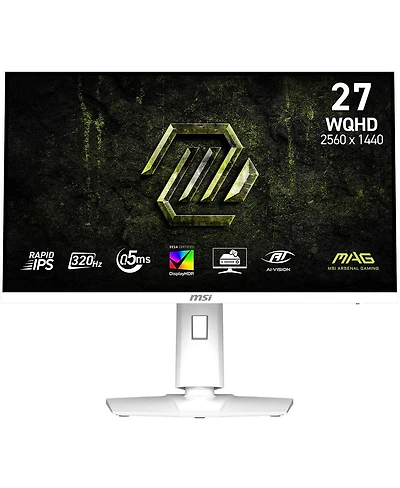 Msi Mag 274QRFW X32 27" Wqhd Ips Hdr Gaming Computer Monitor, 320Hz