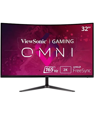 ViewSonic Omni VX3218C-2K 32" 16:9 2K Qhd 165Hz Va Led Curved Gaming Monitor