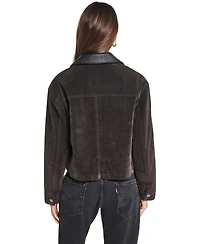 Levi's Women's Laydown Collar Cropped Chore Jacket