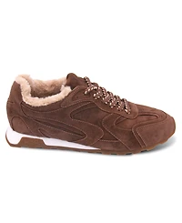 Ash Women's Kasar Fur Lace-Up Sneakers