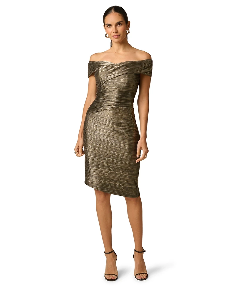 Adrianna Women's Off-the Shoulder Neck Dress