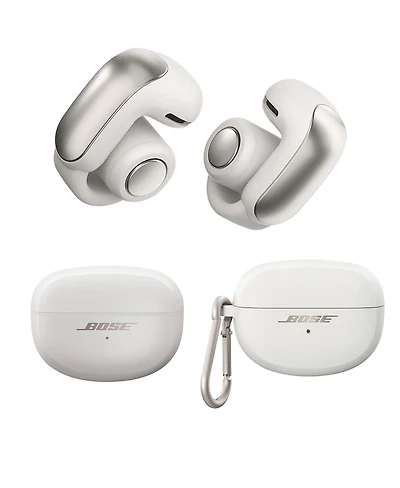 Bose Ultra Open Wireless Earbuds, moke, Bundle with Smoke Silicone Case Cover