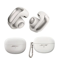 Bose Ultra Open Wireless Earbuds, moke, Bundle with Smoke Silicone Case Cover