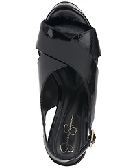Jessica Simpson Women's Caulira Crossband Platform Sandals