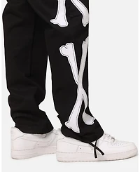 Saint Morta Mens Relaxed Fit Embroidered Graphic Pants