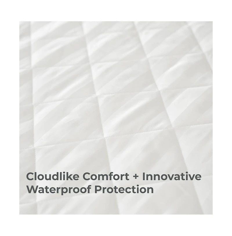 Cariloha Luxurious Quilted Mattress Protector California Waterproof 5 Sides of Protection