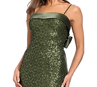 Xscape Women's Sequin Satin Combination Gown