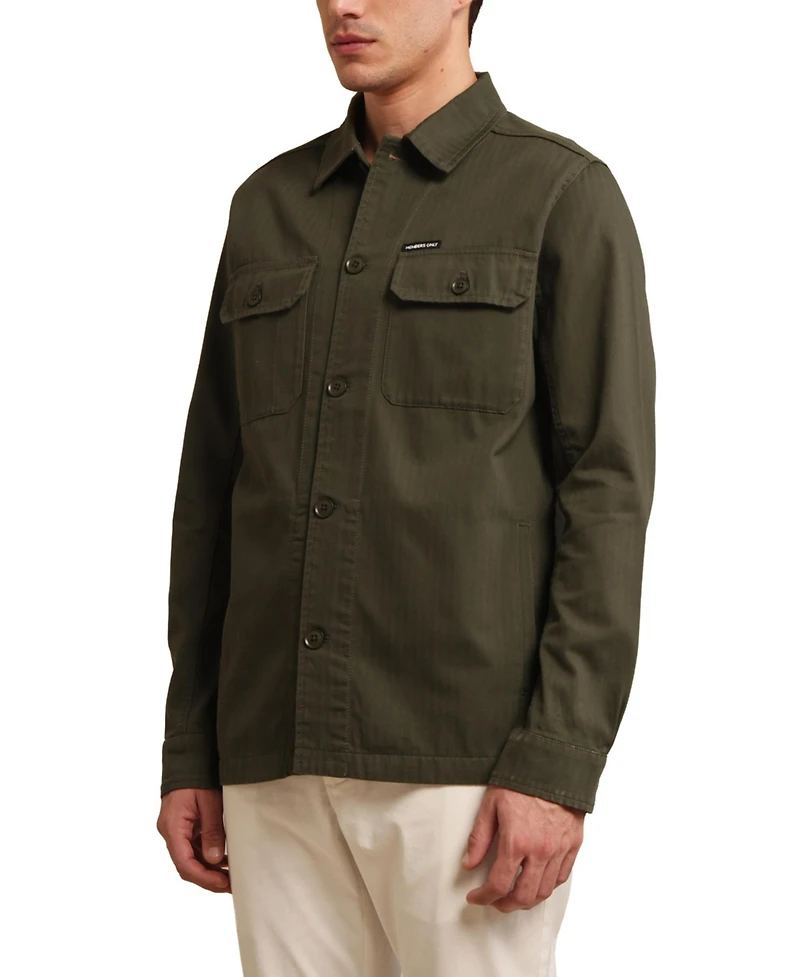 Members Only Men's Shirt Jacket