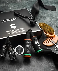 Lovery Men's Beard Grooming and Growth Kit, Beard Trimming Gift Set