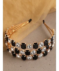 Sohi Stones Gold Plated Hairband