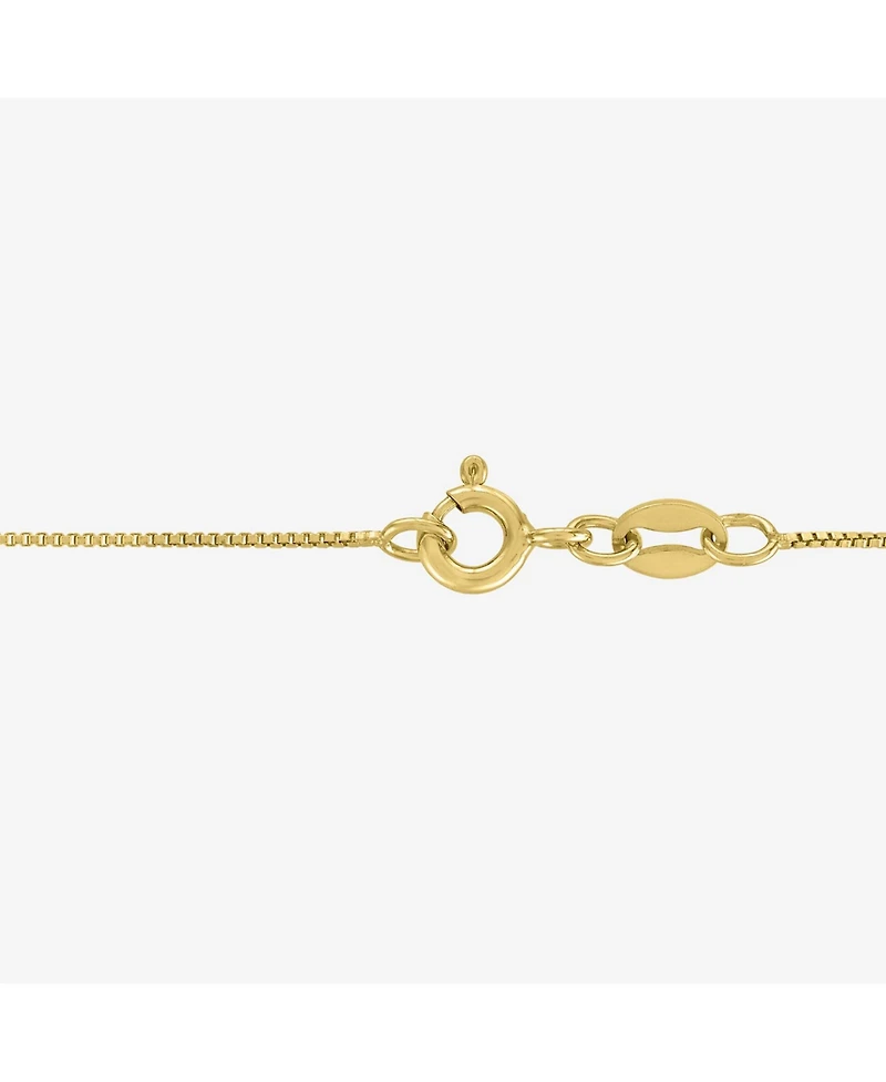 Diamond Double Heart Cross Pendant Necklace (1/10 ct. t.w.) in 14k Gold-Plated Sterling Silver
