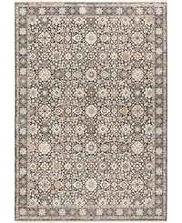 Oriental Weavers Maharaja 71W Gray and Ivory 6'7" x 9'6" Area Rug