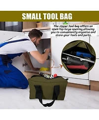 Xdovet Tool Bag Canvas Organizer Tote for Wrenches Pliers