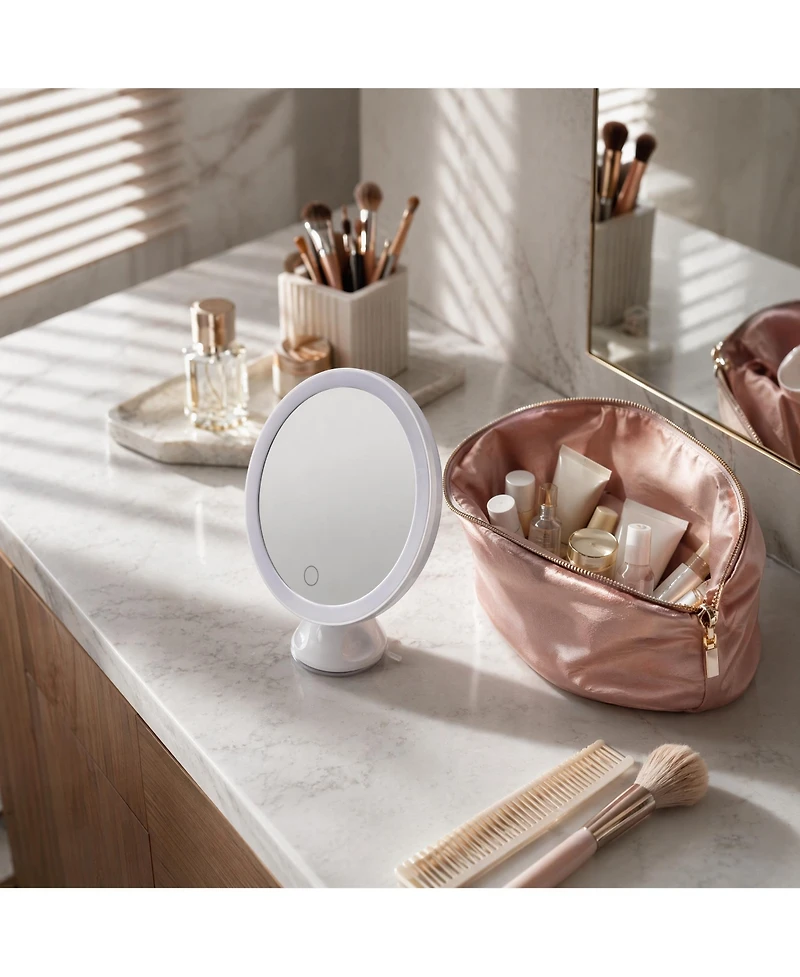 Cowin 10x Magnifying Lighted Makeup Mirror 360° Rotation with Suction Cup