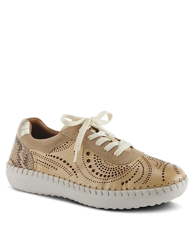 Spring Step Women's Jumilla Lace-Up with Stitch-to-Sole Construction