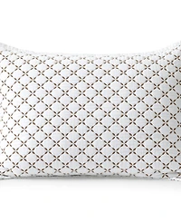 Lands' End Embroidered Diamond Double Voile Sham
