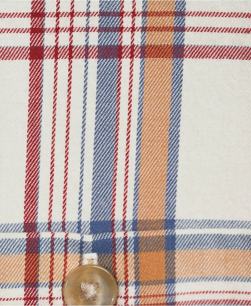 Lands' End Men's Lightweight Coastal Flannel Shirt