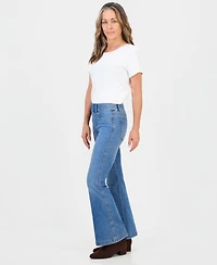 Women's Petite Pull-On High-Rise Bootcut Jeans, Created for Macy's