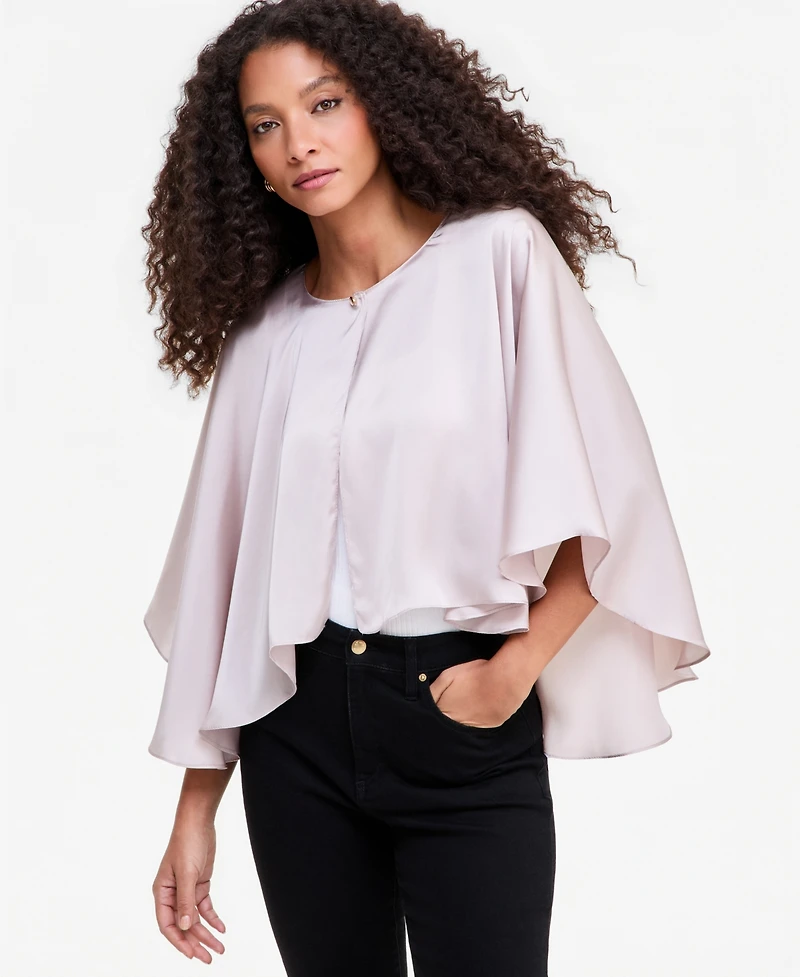 I.n.c. International Concepts Women's Satin Capelet, Macy's Exclusive