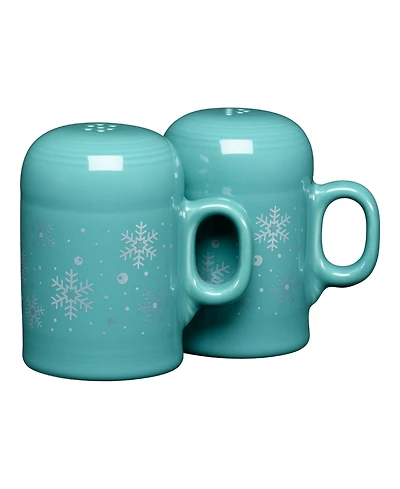 Fiesta Turquoise Snowflakes Rangetop Salt & Pepper Shakers, Exclusively at Macy's
