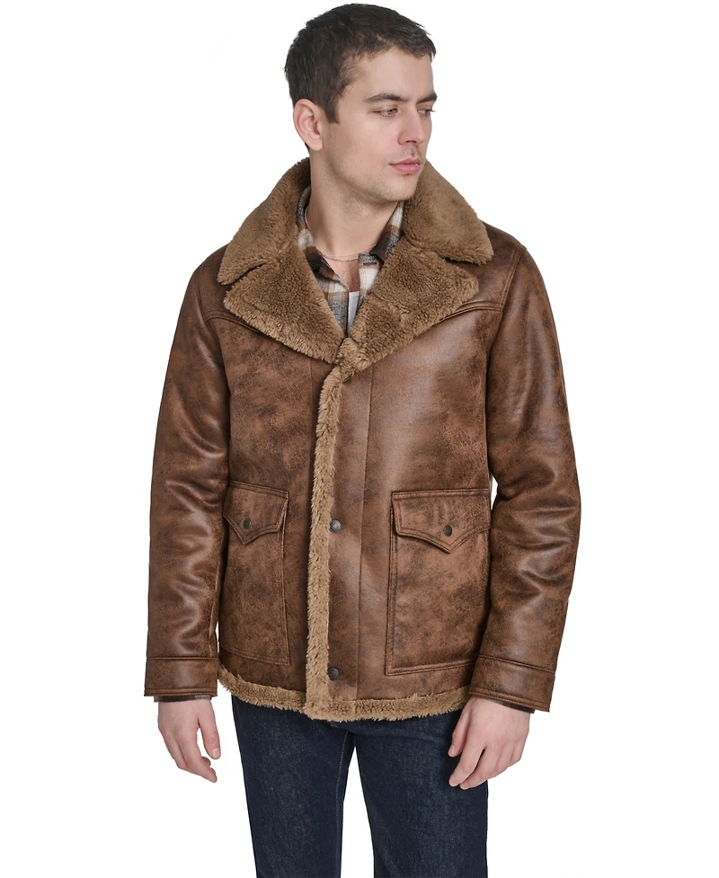Levi's Men's Laydown Collar Classic-Fit Rancher Jacket