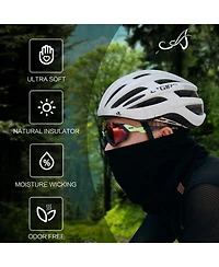 Piscifun Merino Wool Neck Gaiter Midweight Multifunctional Winter Warm Scarf Mask